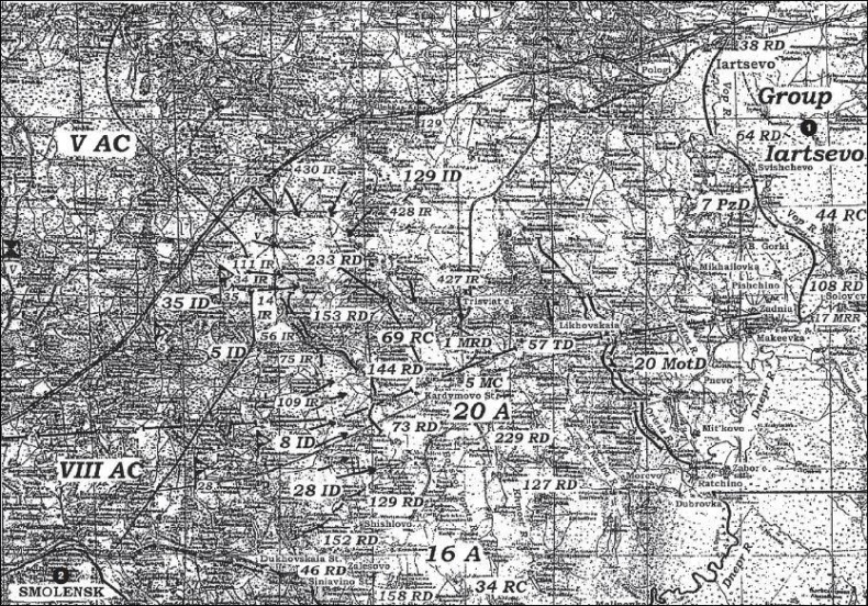 Иллюстрация к книге — Крах плана "Барбаросса". Противостояние под Смоленском. Том 1 [i_058.jpg]