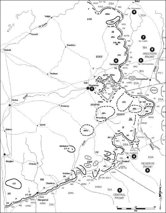 Иллюстрация к книге — Крах плана "Барбаросса". Противостояние под Смоленском. Том 1 [i_059.jpg]