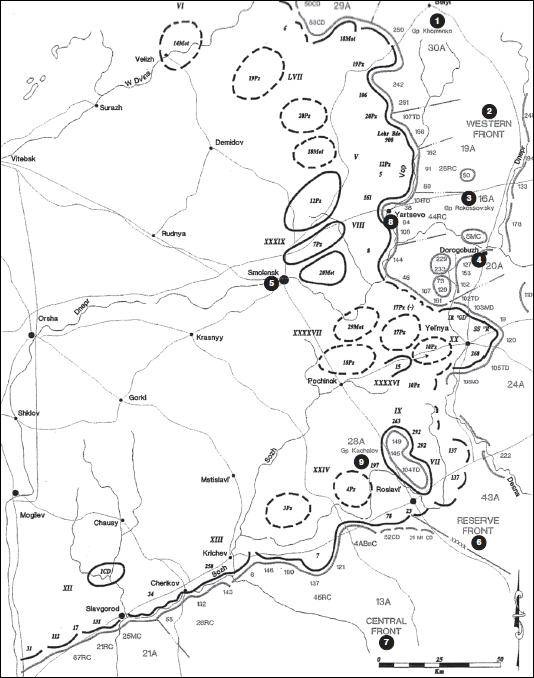 Иллюстрация к книге — Крах плана "Барбаросса". Противостояние под Смоленском. Том 1 [i_065.jpg]