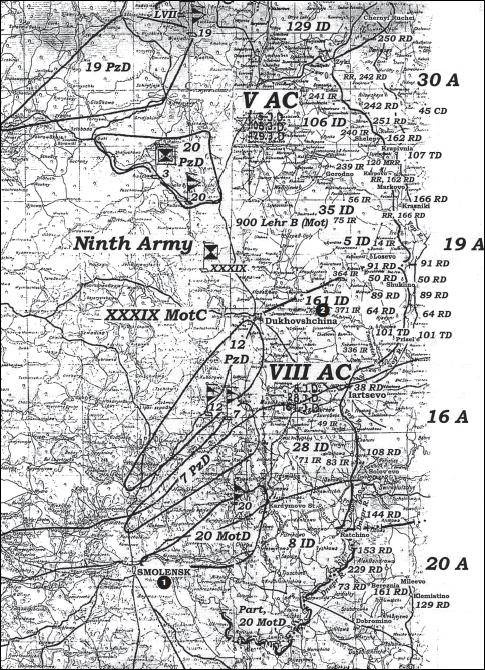 Иллюстрация к книге — Крах плана "Барбаросса". Противостояние под Смоленском. Том 1 [i_087.jpg]