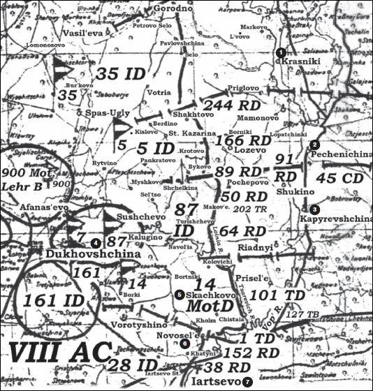 Иллюстрация к книге — Крах плана «Барбаросса». Сорванный блицкриг. Том II [i_040.jpg]