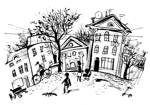 Иллюстрация к книге — Моя мама любит художника [i_003.jpg]