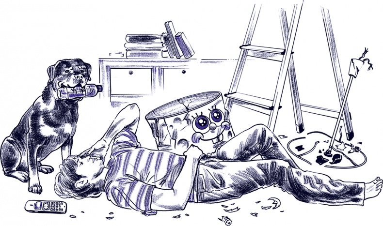 Иллюстрация к книге — Правдивые сказки про собак [i_038.jpg]