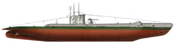 Иллюстрация к книге — Иностранные подводные лодки в составе ВМФ СССР [i_218.jpg]