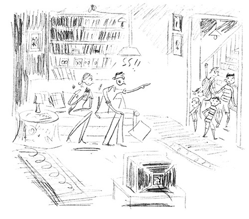 Иллюстрация к книге — Вишенка на торте. Приключения семейки из Шербура [i_017.jpg]