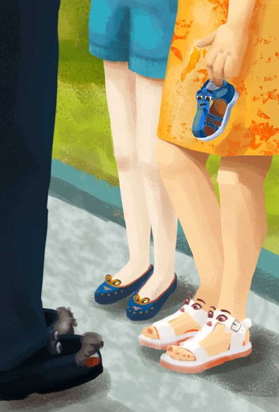 Иллюстрация к книге — Приключения сандалика Левика [i_001.jpg]