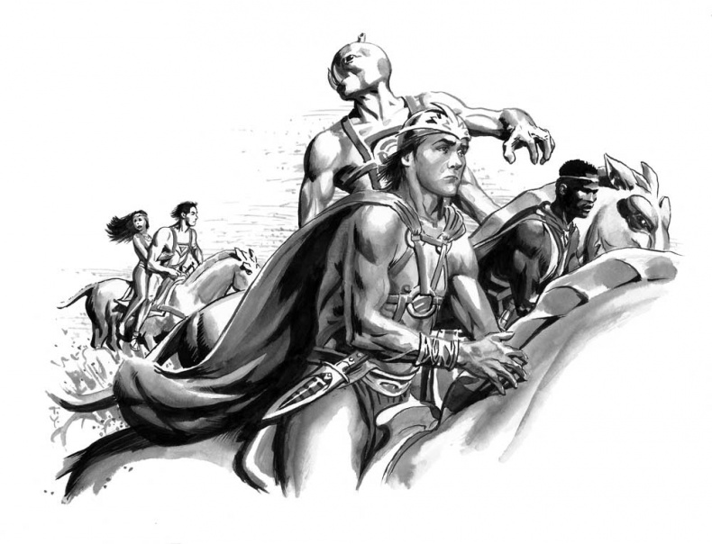 Иллюстрация к книге — Принцесса Марса. Боги Марса. Владыка Марса [i_023.jpg]