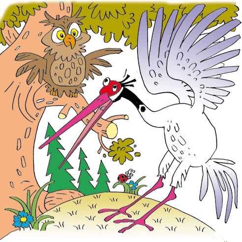 Иллюстрация к книге — Журавль и дюжина зелёных лягушат [i_005.jpg]