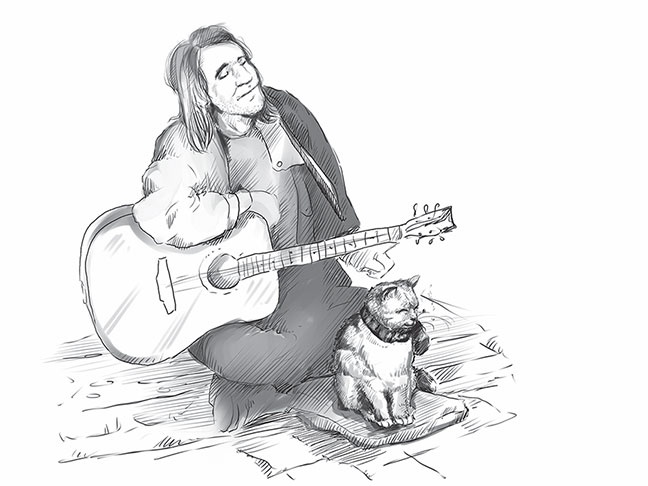 Иллюстрация к книге — Кот Боб. Во имя любви [i_005.jpg]