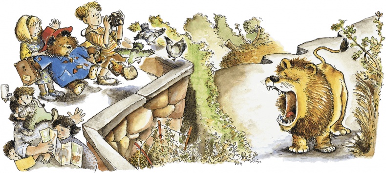 Иллюстрация к книге — Медвежонок Паддингтон в зоопарке [i_007.jpg]