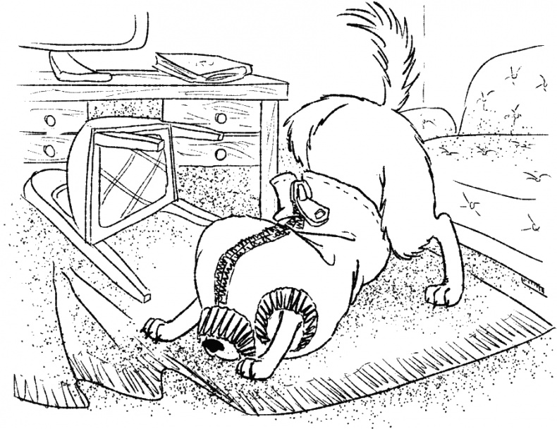 Иллюстрация к книге — Приключения Пуха на Земле и в Космосе [i_051.jpg]