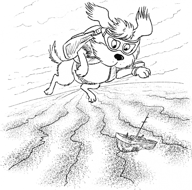 Иллюстрация к книге — Приключения Пуха на Земле и в Космосе [i_056.jpg]