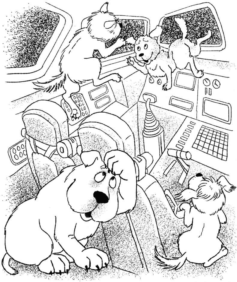 Иллюстрация к книге — Приключения Пуха на Земле и в Космосе [i_077.jpg]