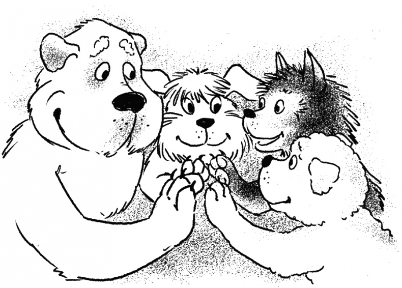 Иллюстрация к книге — Приключения Пуха на Земле и в Космосе [i_116.jpg]