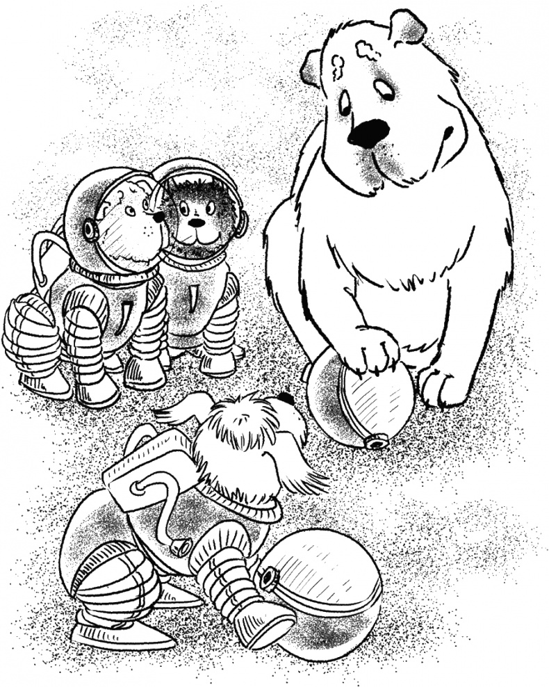 Иллюстрация к книге — Приключения Пуха на Земле и в Космосе [i_122.jpg]