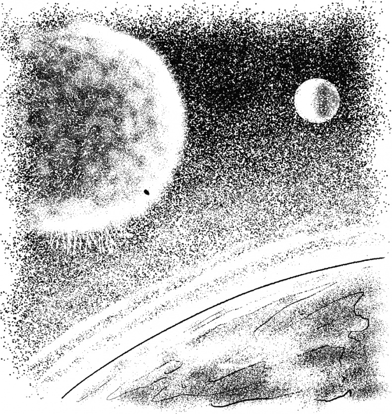 Иллюстрация к книге — Приключения Пуха на Земле и в Космосе [i_145.jpg]