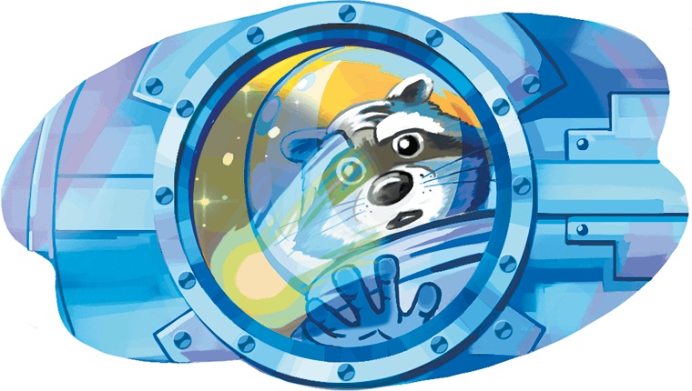 Иллюстрация к книге — Кефир, Гаврош и Рикошет, или Приключения енотов-инопланетян [i_014.jpg]