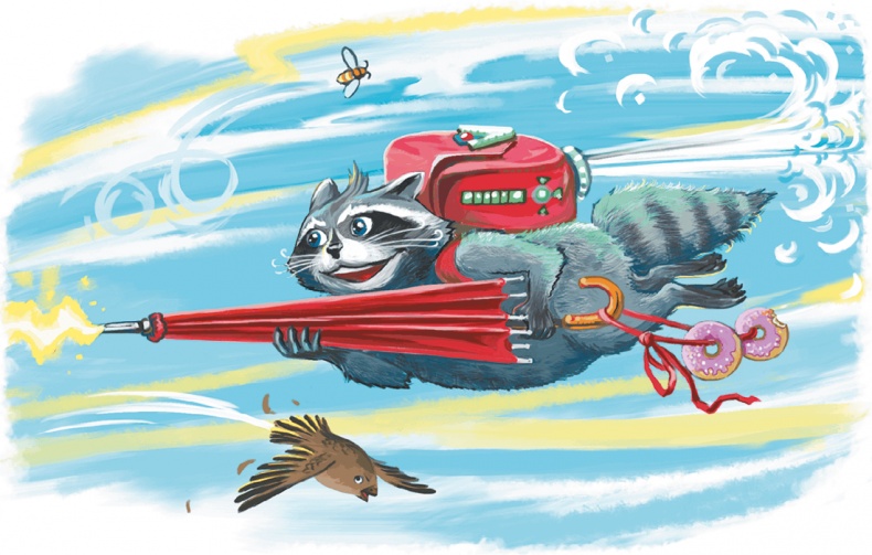 Иллюстрация к книге — Кефир, Гаврош и Рикошет, или Приключения енотов-инопланетян [i_056.jpg]