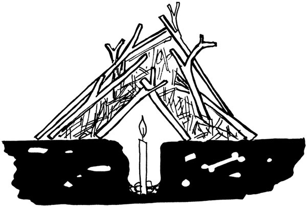 Иллюстрация к книге — Всегда готов! Курс выживания в экстремальных условиях для современных мужчин [_10fire1.jpg]