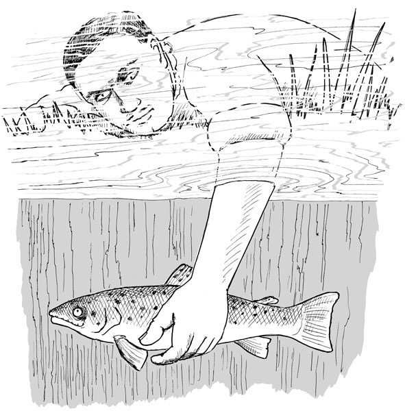 Иллюстрация к книге — Всегда готов! Курс выживания в экстремальных условиях для современных мужчин [_17trout.jpg]