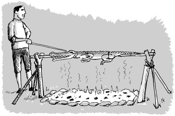 Иллюстрация к книге — Всегда готов! Курс выживания в экстремальных условиях для современных мужчин [_21spit.jpg]