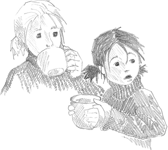 Иллюстрация к книге — Котёнок Снежинка, или Зимнее волшебство [i_020.jpg]