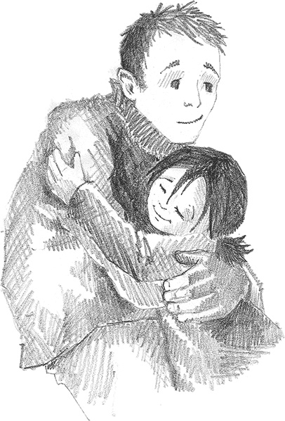 Иллюстрация к книге — Котёнок Снежинка, или Зимнее волшебство [i_036.jpg]