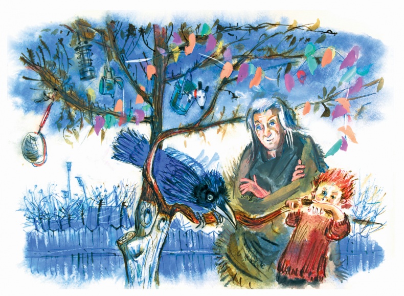 Иллюстрация к книге — Ворон Клара и яблочный год [i_045.jpg]