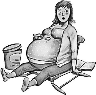 Иллюстрация к книге — Беременная, муж и баночка анализов [i_026.jpg]