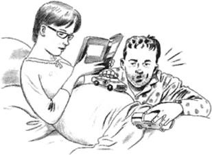 Иллюстрация к книге — Беременная, муж и баночка анализов [i_027.jpg]