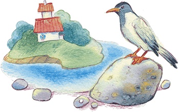 Иллюстрация к книге — Храбрый утенок [i_033.jpg]