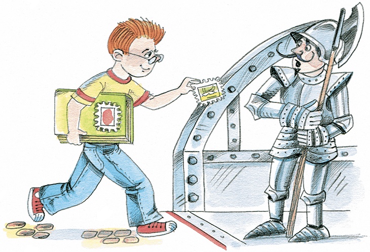 Иллюстрация к книге — Мой папа – Мюнхгаузен (сборник) [i_034.jpg]