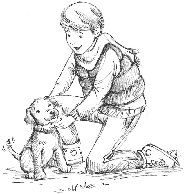 Иллюстрация к книге — Щенок Поппи, или Сонные чары [i_005.jpg]