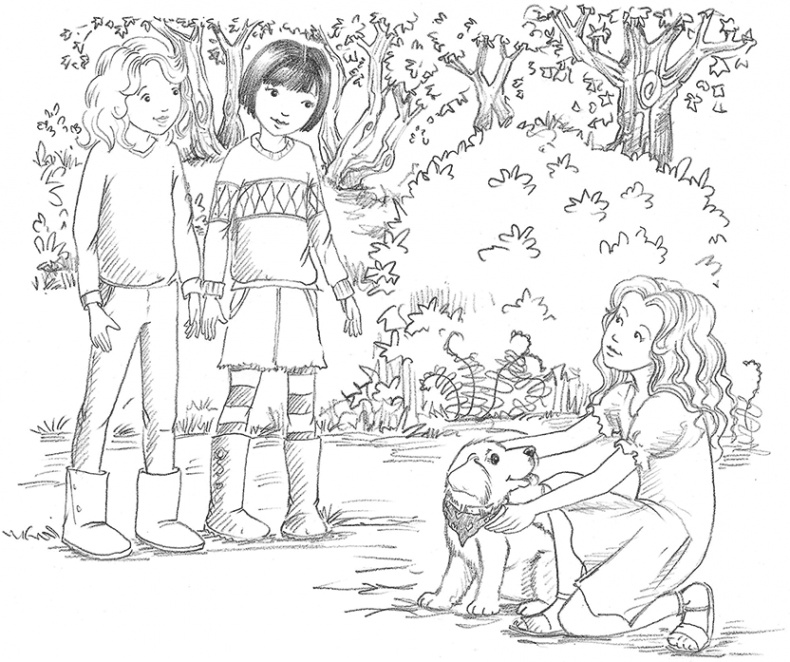 Иллюстрация к книге — Щенок Поппи, или Сонные чары [i_025.jpg]