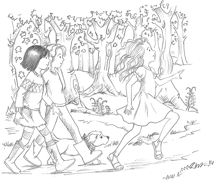 Иллюстрация к книге — Щенок Поппи, или Сонные чары [i_026.jpg]