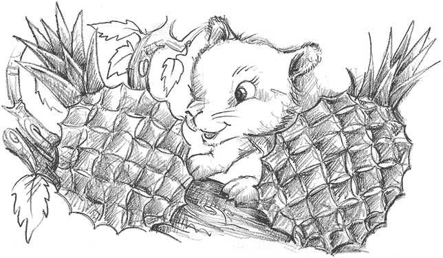 Иллюстрация к книге — Щенок Поппи, или Сонные чары [i_036.jpg]