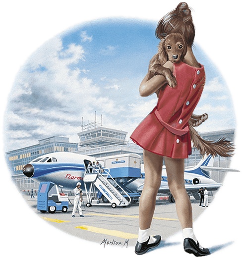 Иллюстрация к книге — Маруся и весёлая поездка: на самолёте, на поезде [i_001.jpg]