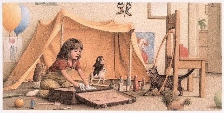 Иллюстрация к книге — Сара и клоун [i_003.jpg]