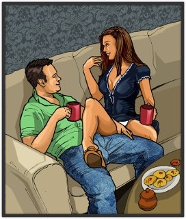 Иллюстрация к книге — Секс-каталог «Забавы в гостиной». Для тех, кому тесно в спальне. 60 разнообразных поз для стола, стула, дивана и кресла [i_003.jpg]