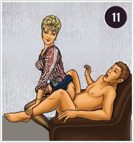 Иллюстрация к книге — Секс-каталог «Забавы в гостиной». Для тех, кому тесно в спальне. 60 разнообразных поз для стола, стула, дивана и кресла [i_053.jpg]