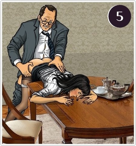 Иллюстрация к книге — Секс-каталог «Забавы в гостиной». Для тех, кому тесно в спальне. 60 разнообразных поз для стола, стула, дивана и кресла [i_068.jpg]