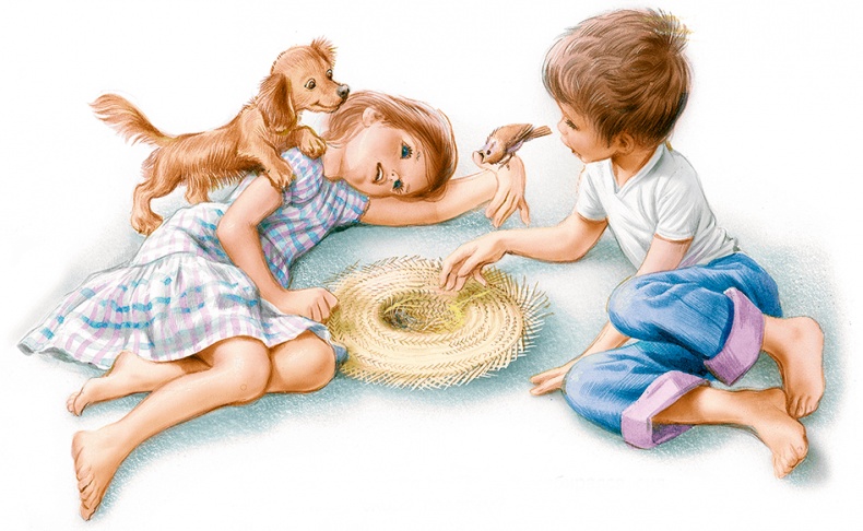 Иллюстрация к книге — Маруся спешит на помощь. Кошечка. Воробей (сборник) [i_045.jpg]