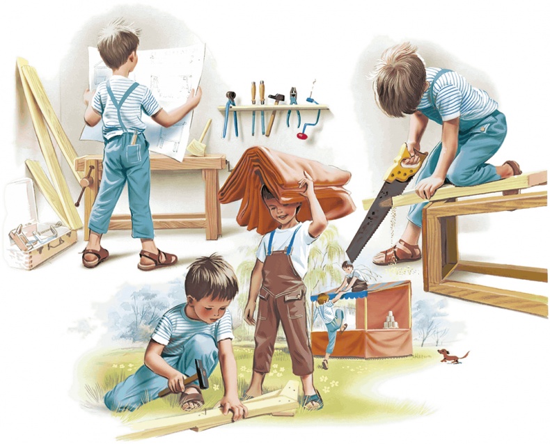 Иллюстрация к книге — Маруся и её друзья: день рождения, младший брат [i_003.jpg]