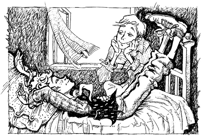 Иллюстрация к книге — Огонь и заклятие, или Восемь дней с Люком [i_012.jpg]