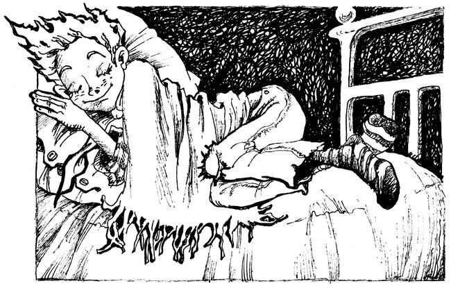 Иллюстрация к книге — Огонь и заклятие, или Восемь дней с Люком [i_018.jpg]