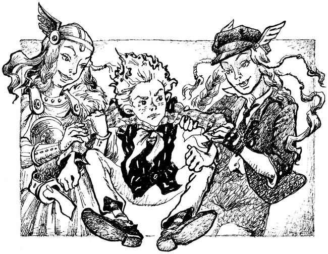 Иллюстрация к книге — Огонь и заклятие, или Восемь дней с Люком [i_033.jpg]