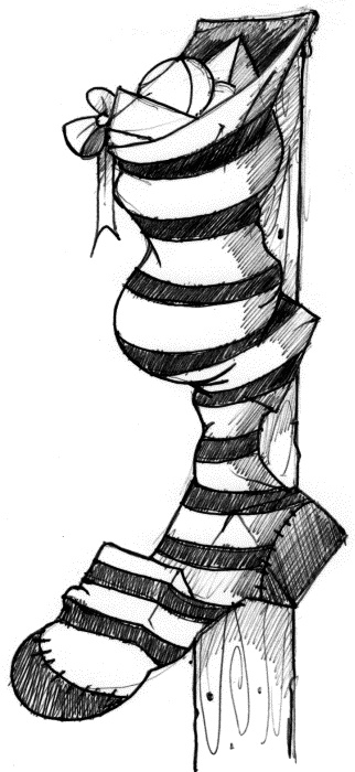 Иллюстрация к книге — Мальчик по имени Рождество [stocking.jpg]