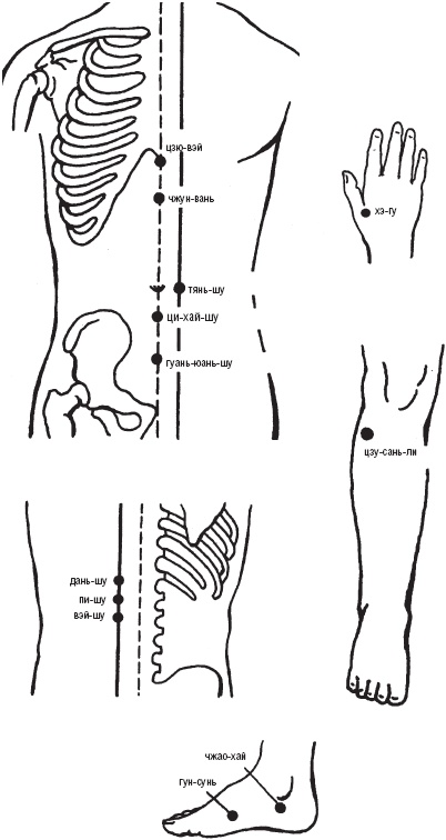 Иллюстрация к книге — Лечебные точки организма. Снимаем боли в суставах и мышцах, укрепляем кожу, вены, сон и иммунитет [_24.jpg]