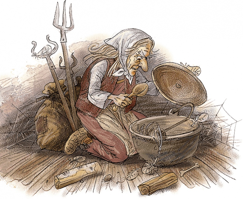 Иллюстрация к книге — Волшебное слово. Сказки и рассказы [i_018.jpg]