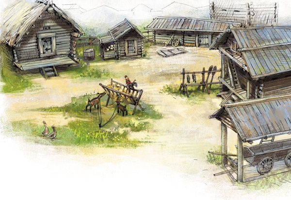 Иллюстрация к книге — Как жили на Руси [i_039.jpg]